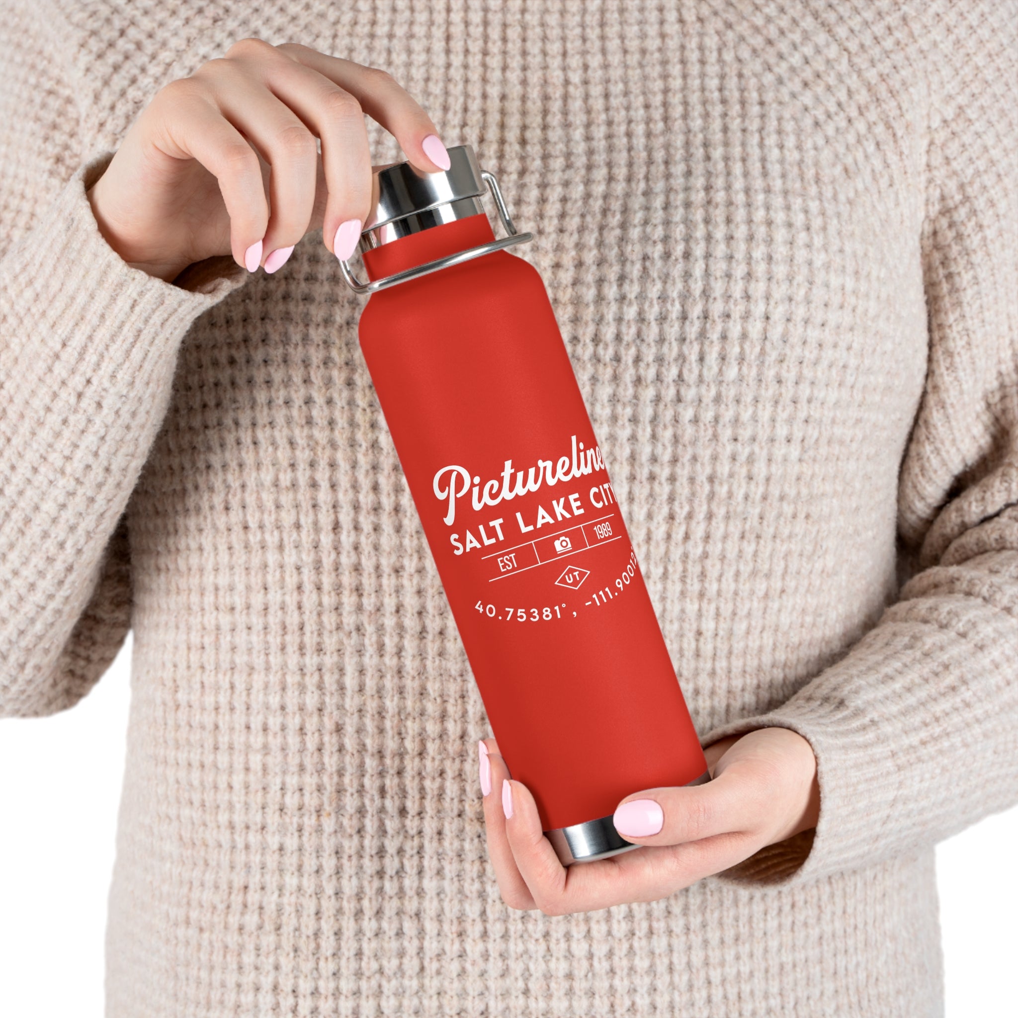Old School Pictureline Insulated Bottle, 22oz