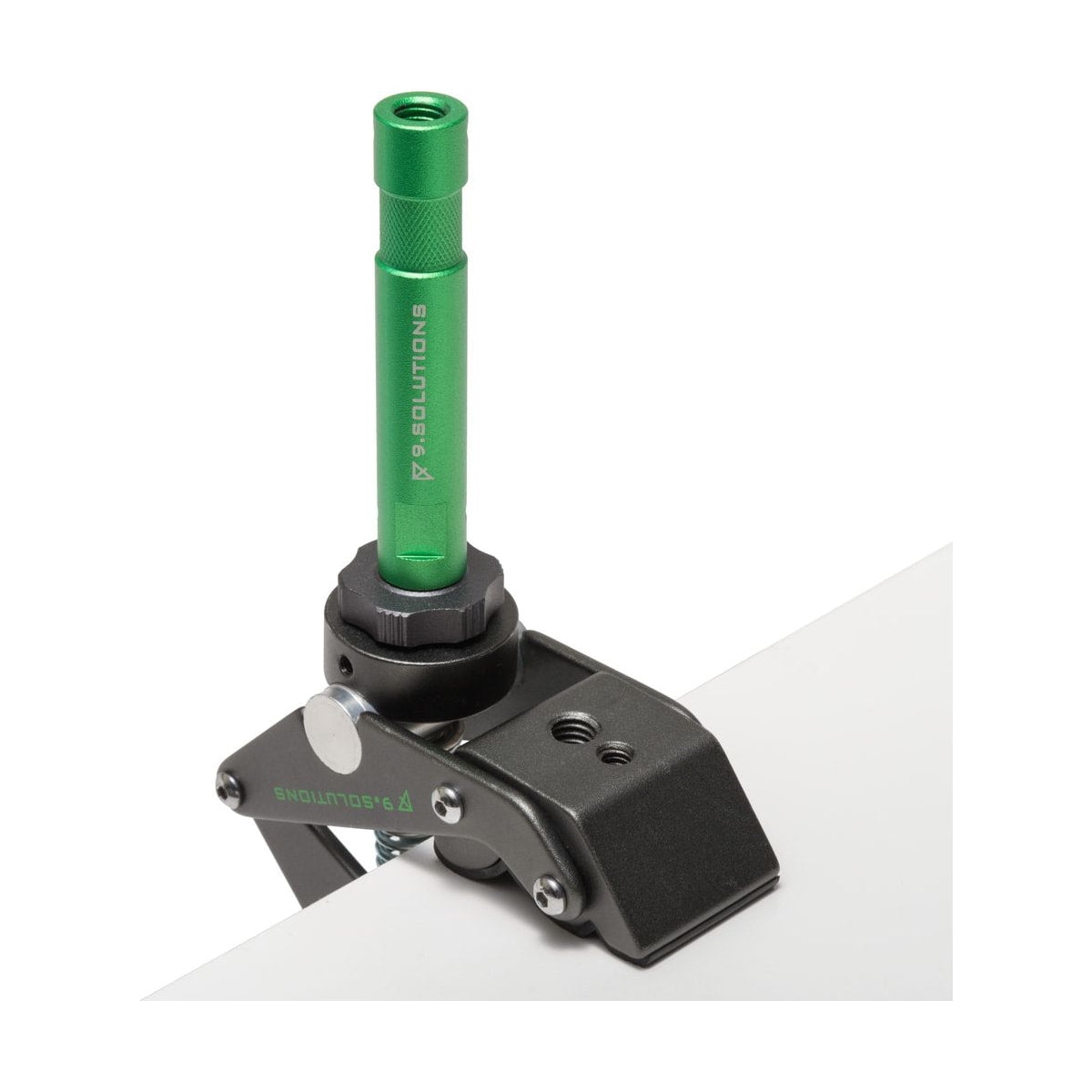 9.Solutions 3.5” Baby Pin Set — baby pin installed in a clamp view