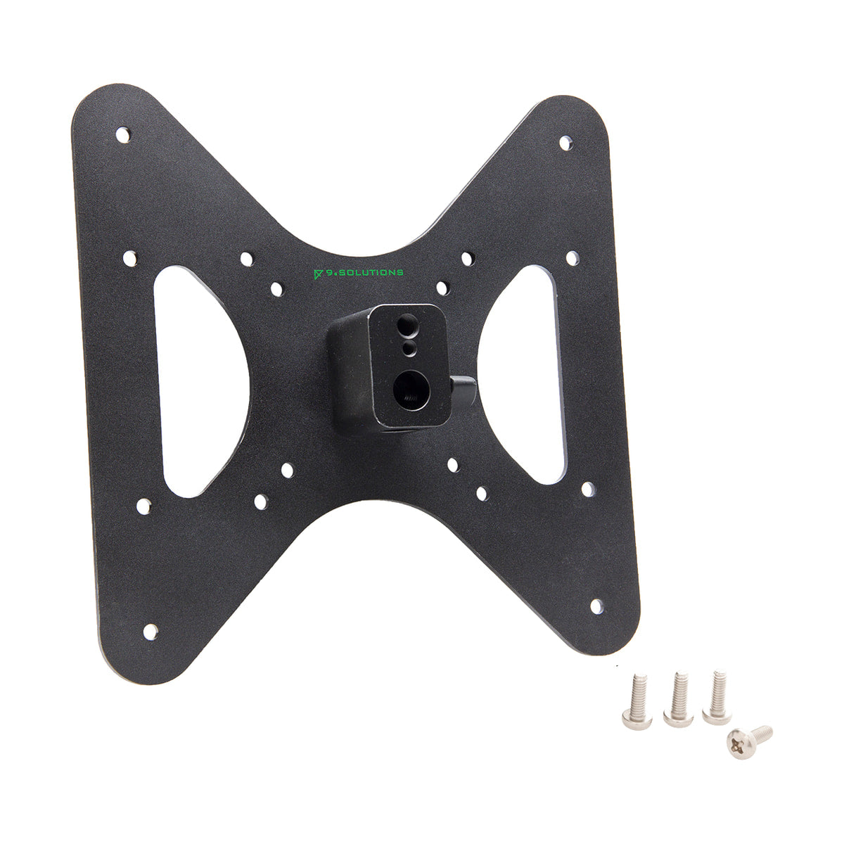 9.Solutions VESA Mount to 5/8" Receptacle (Large) — front product view with included screws view