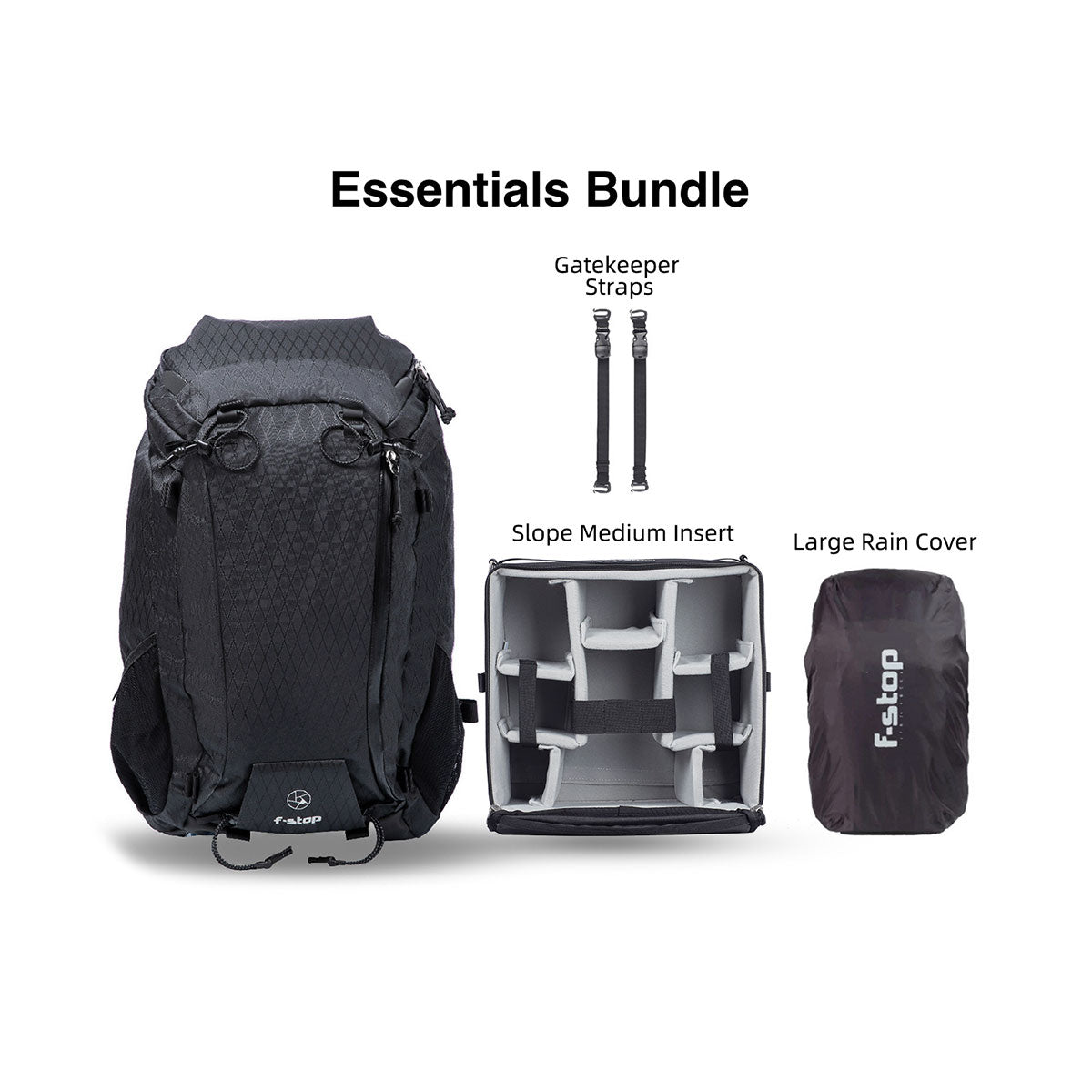 f-stop AJNA 37L DuraDiamond Essential Backpack Bundle (Anthracite Black)