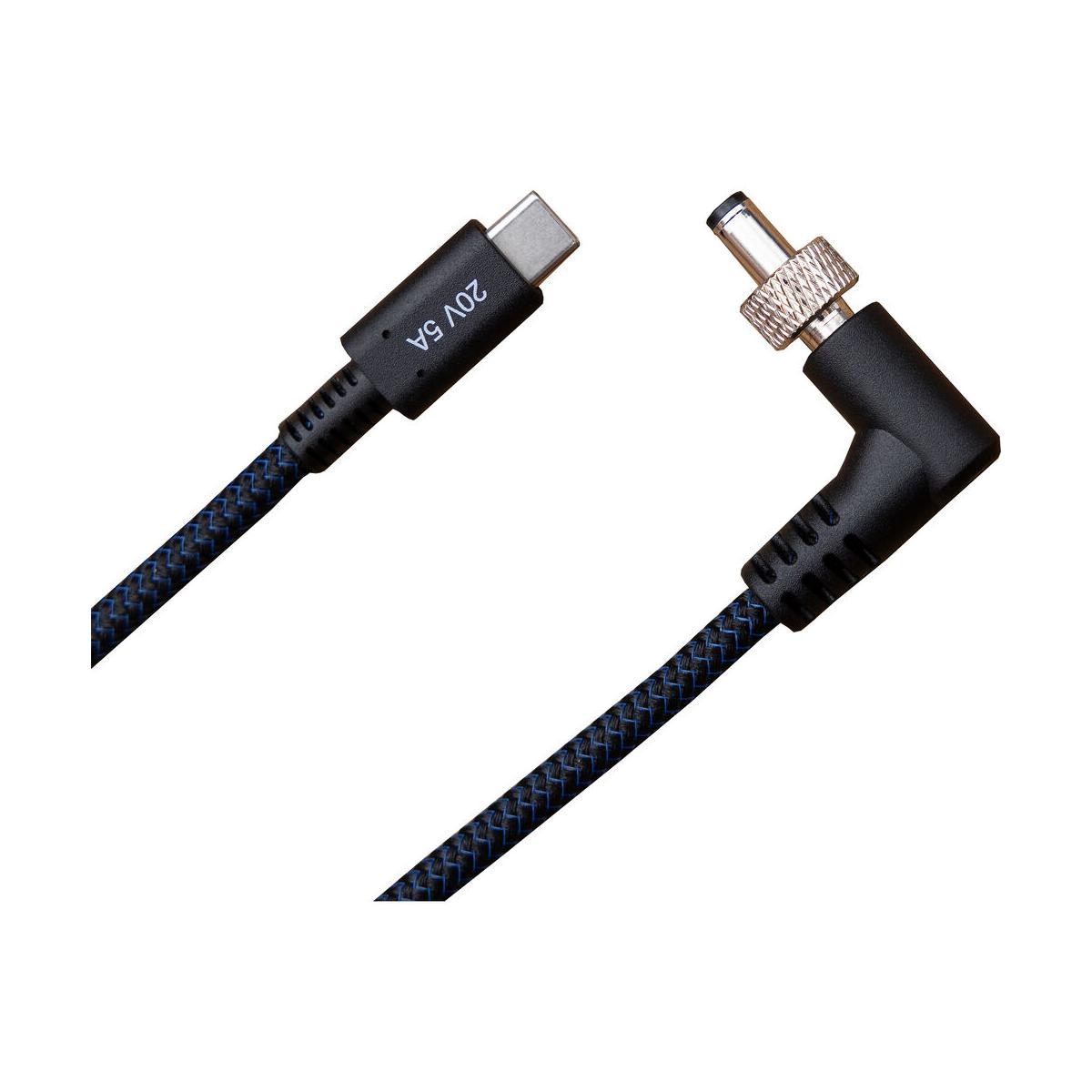 Amaran 3m Locking USB-C to 5.5mm DC Charging Cable (20V, 100W PD)