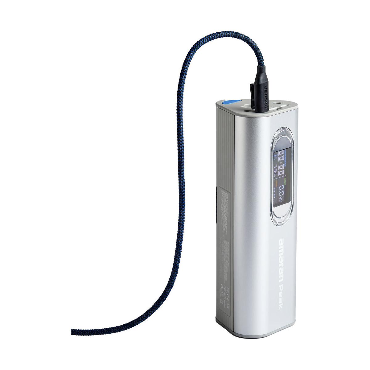 Amaran 3m Locking USB-C to 5.5mm DC Charging Cable (20V, 100W PD)
