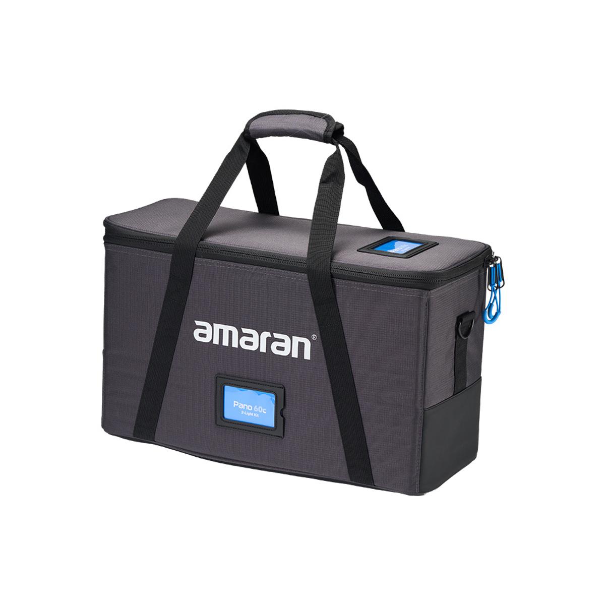 Amaran Pano 60c 2-Light RGB LED Light Panel Kit - Charcoal