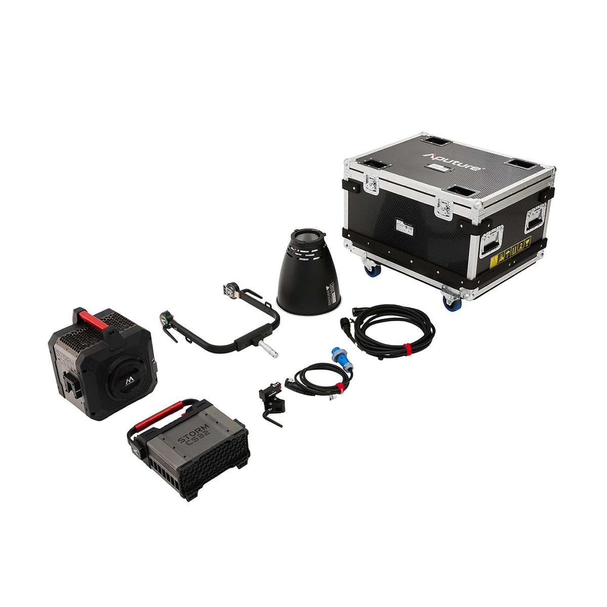 Aputure STORM CS32 BLAIR-CG Full Color LED Light Flight Case Kit (Bare Ends Cable)