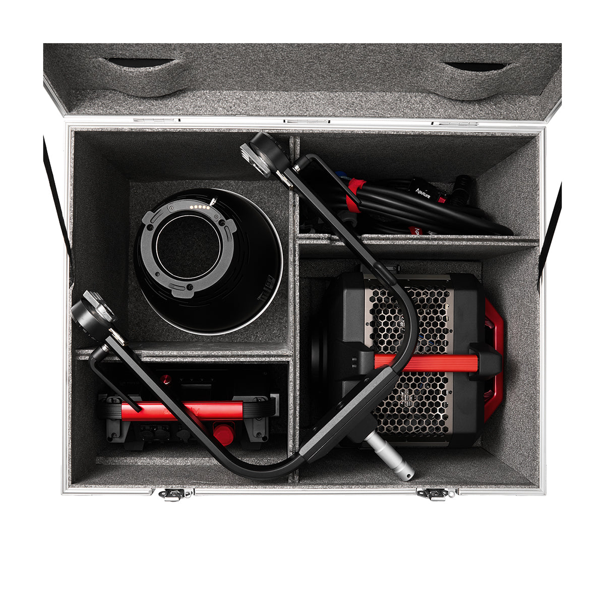 Aputure STORM CS32 BLAIR-CG Full Color LED Light Flight Case Kit (Bare Ends Cable)