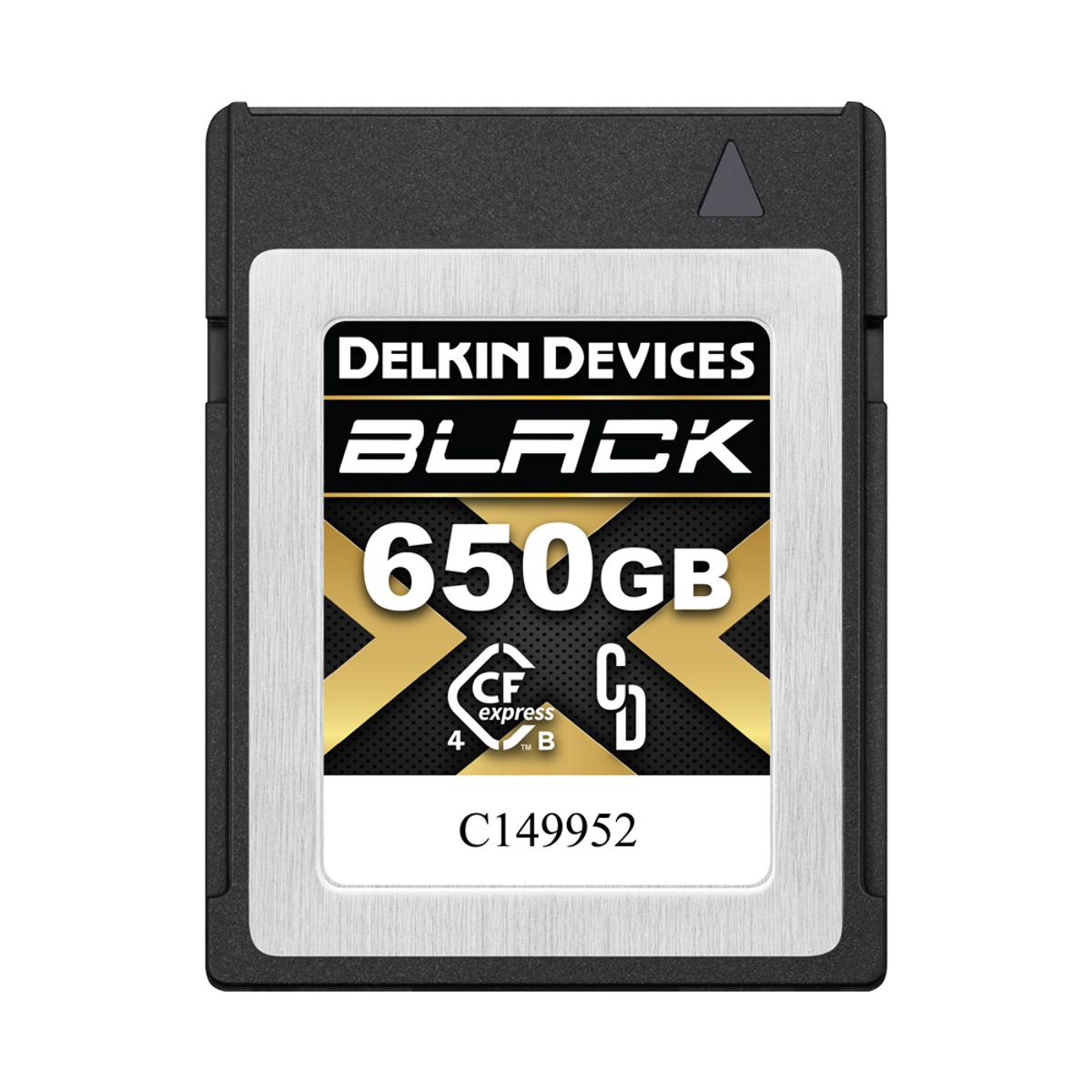 Delkin BLACK 650GB 4.0 CFexpress Type B Memory Card