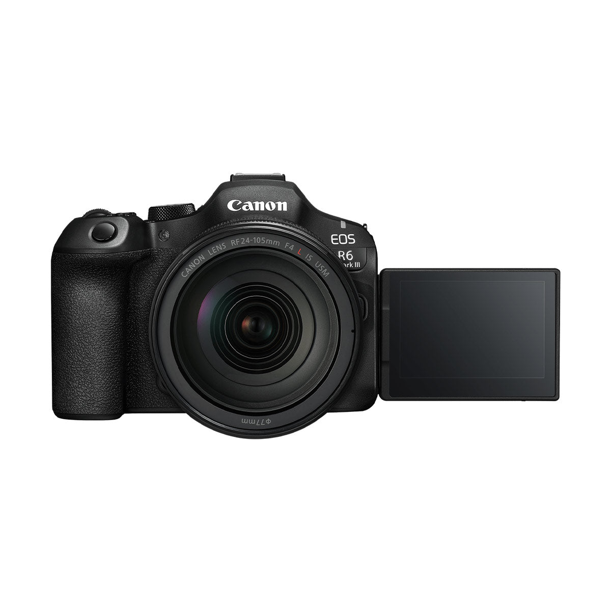 Canon EOS R6 Mark III Mirrorless Camera with RF 24-105mm f4L IS USM Lens
Front View Available at Pictureline