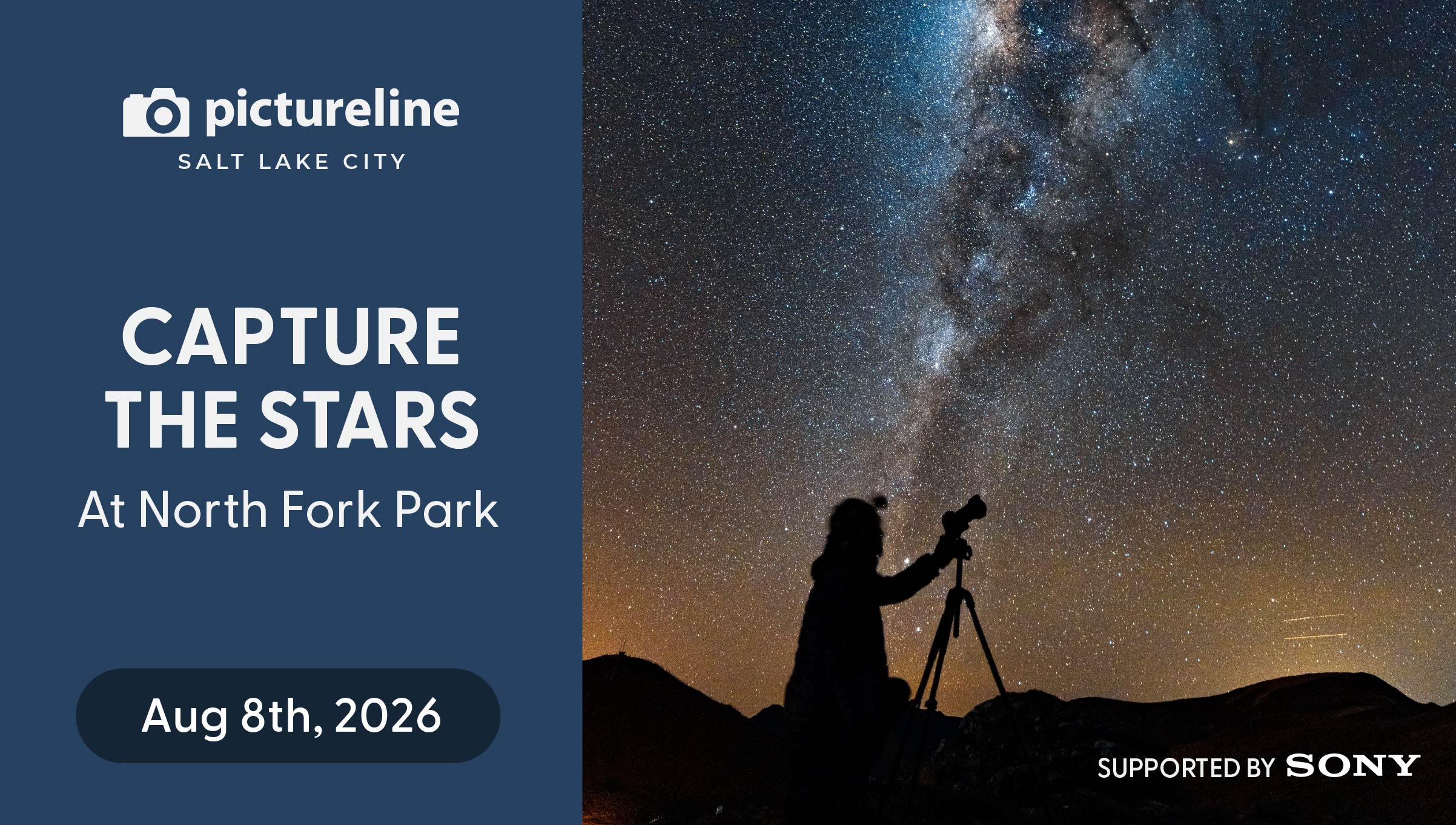 Capture the Stars at North Fork Park, Ogden Valley – August 8th, 2026