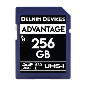 Delkin 256GB ADVANTAGE UHS-I (V30) SDXC Memory Card