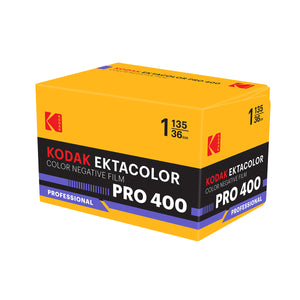 Kodak Ektacolor Pro 400 Color Negative Film (35mm Roll Film, 36 Exposures)