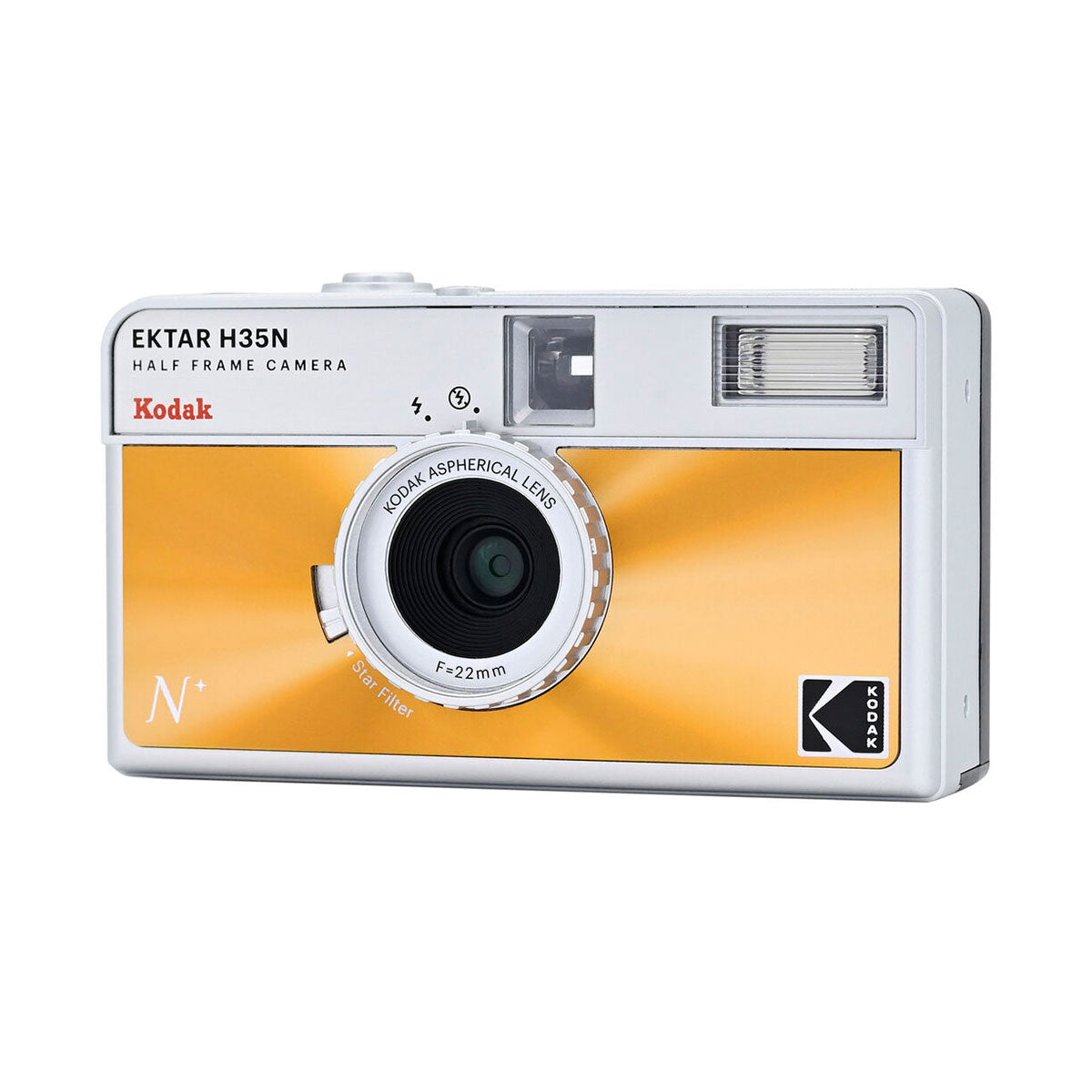 Kodak H35N 1/2 Frame Film Camera - Orange