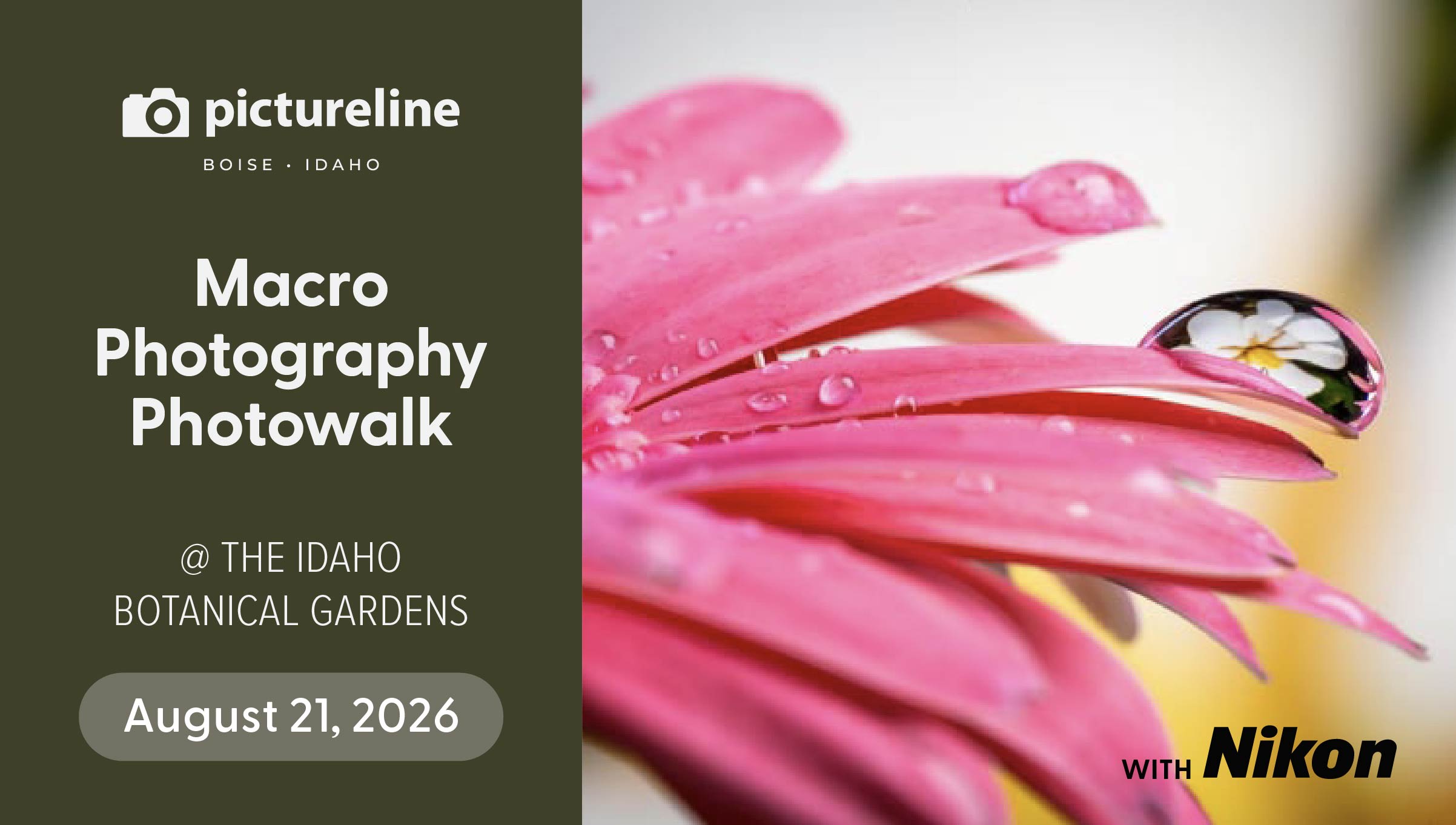 Boise - Macro Photowalk at Idaho Botanical Garden—Friday,  August 21st, 2026