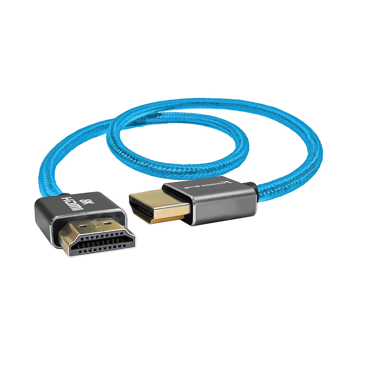 Kondor Blue Ultra High-Speed Full HDMI Cable (17", Blue)
