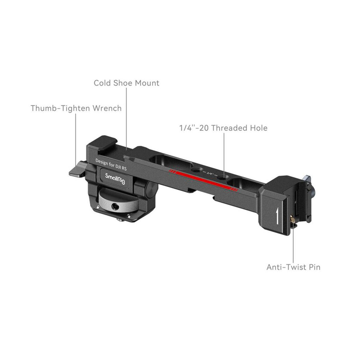 SmallRig Monitor Mounting Support with NATO Clamp for DJI RS Gimbals