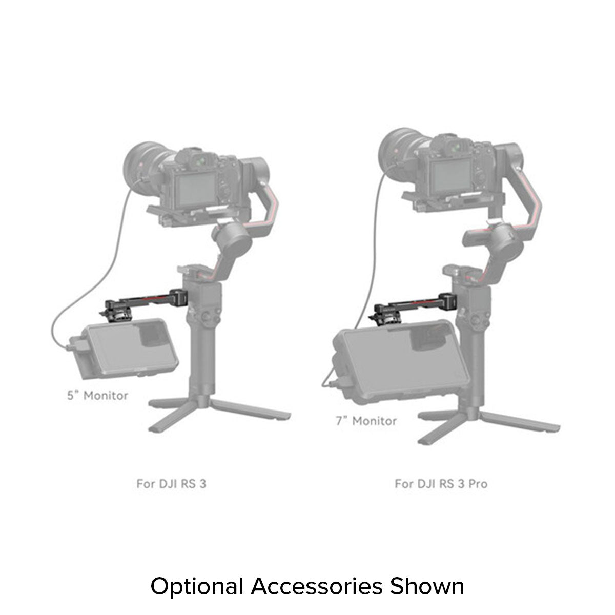 SmallRig Monitor Mounting Support with NATO Clamp for DJI RS Gimbals