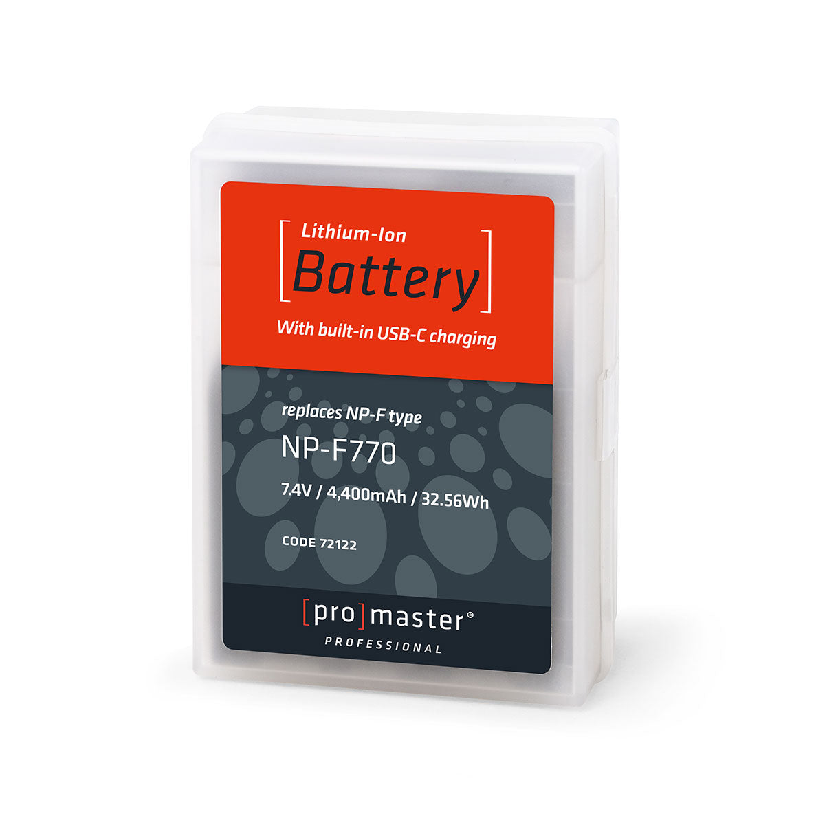 ProMaster NP-F770 Li-Ion Battery with USB-C Charging