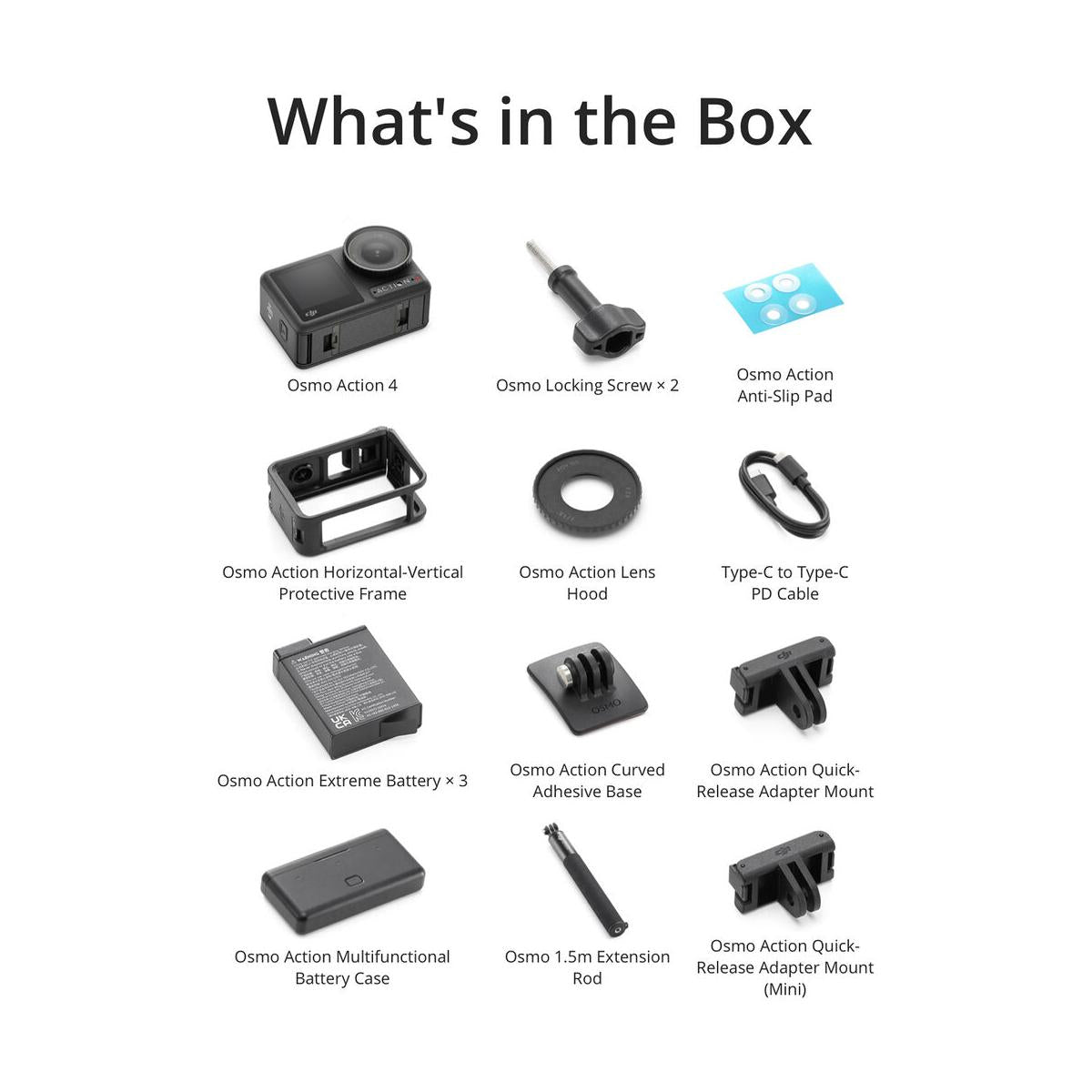 DJI Osmo Action 4 Camera Adventure Combo