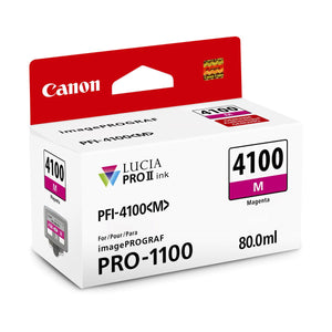 Canon PFI-4100 Magenta Pigment Ink Tank 80mL (PRO-1100)