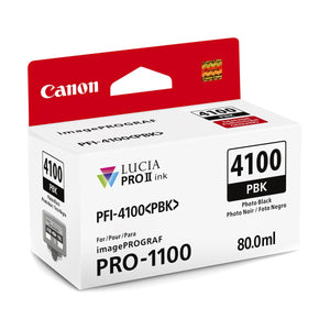 Canon PFI-4100 Photo Black Pigment Ink Tank 80mL (PRO-1100)
