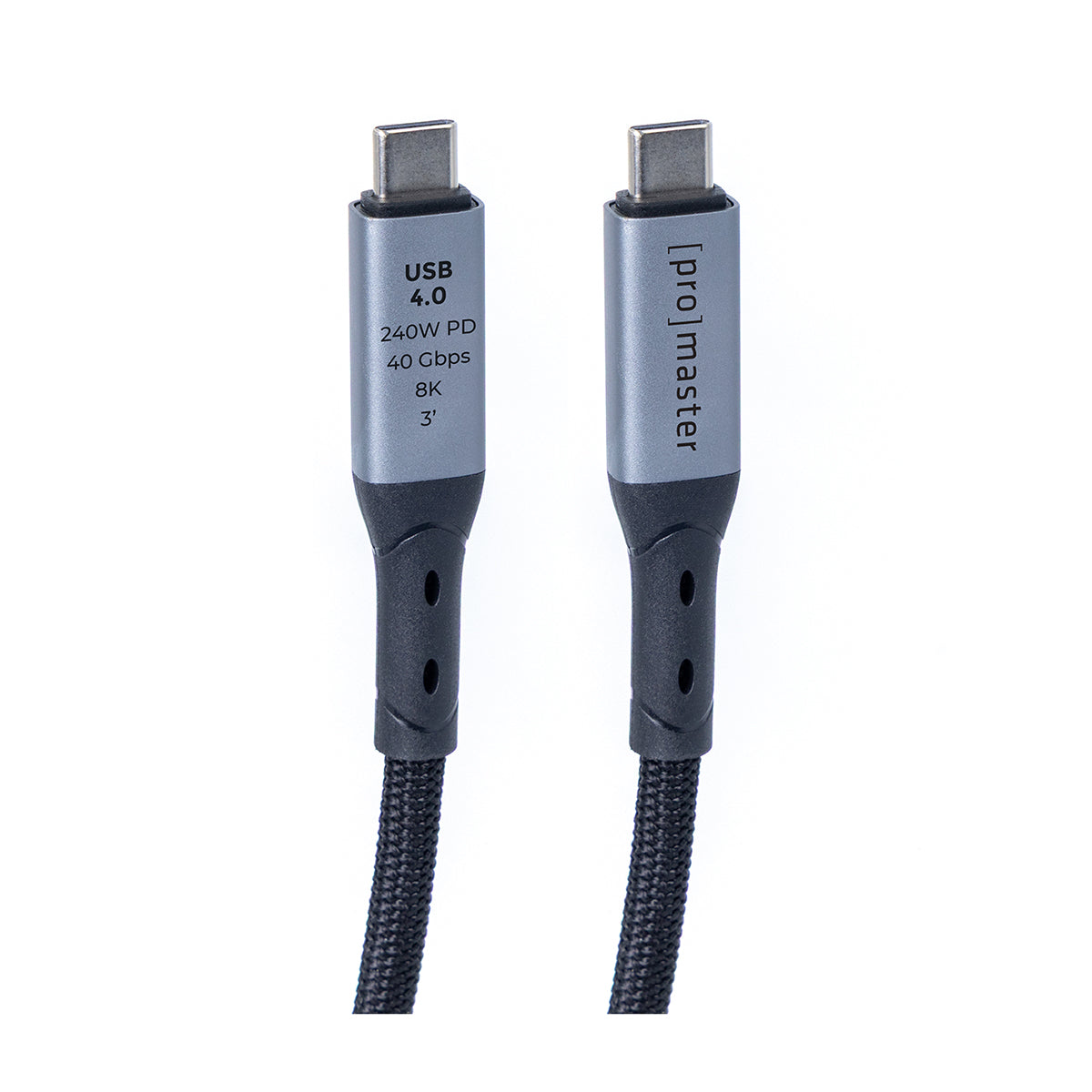 ProMaster USB4 USB-C Cable 40Gb/s and 240W PD (3')