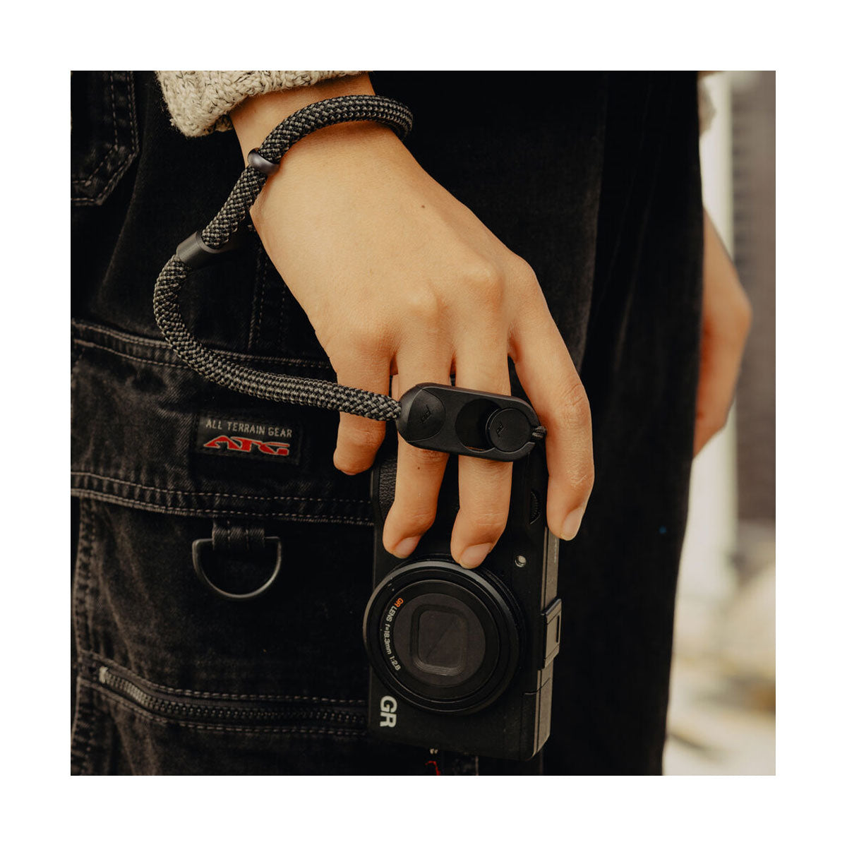 Peak Design Cuff Rope Camera Wrist Strap - Black
