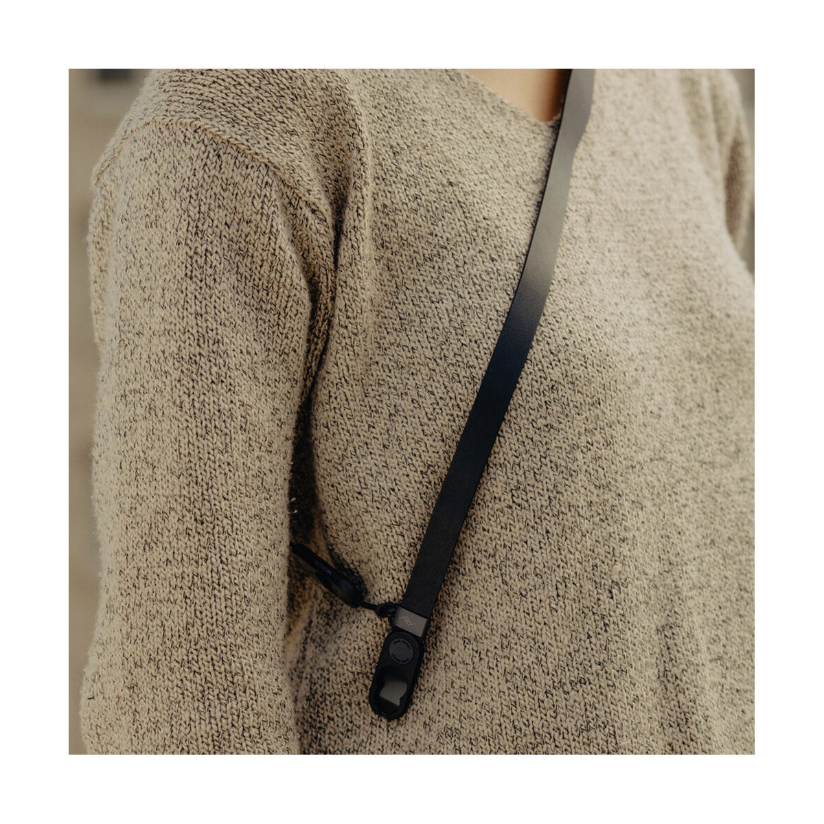 Peak Design Form Leather Camera Strap Standard (46.7") - Black