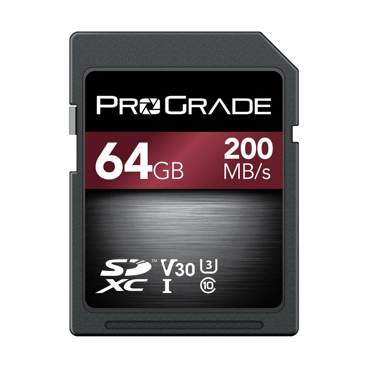ProGrade Digital 64GB UHS-I SDXC (V30) Strontium Memory Card