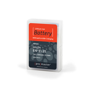 ProMaster EN-EL25 Li-ion Battery with USB-C Charging for Nikon