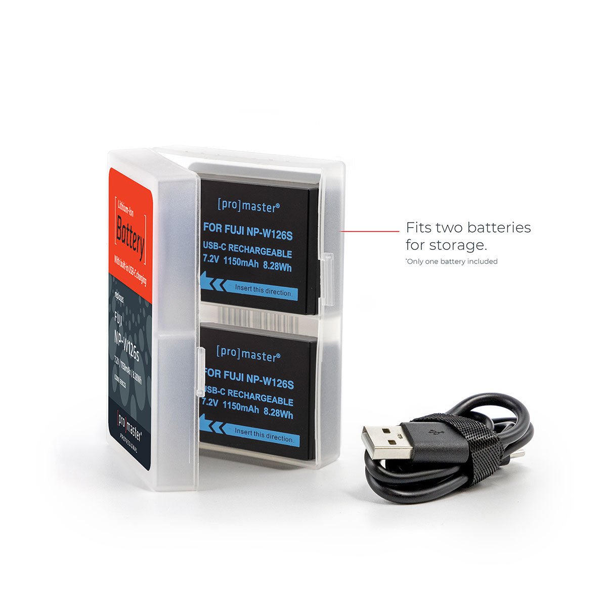 ProMaster NP-W126s Li-ion Battery with USB-C Charging for Fuji