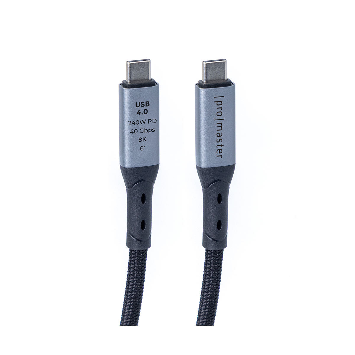 ProMaster USB4 USB-C Cable 40Gb/s and 240W PD (6')