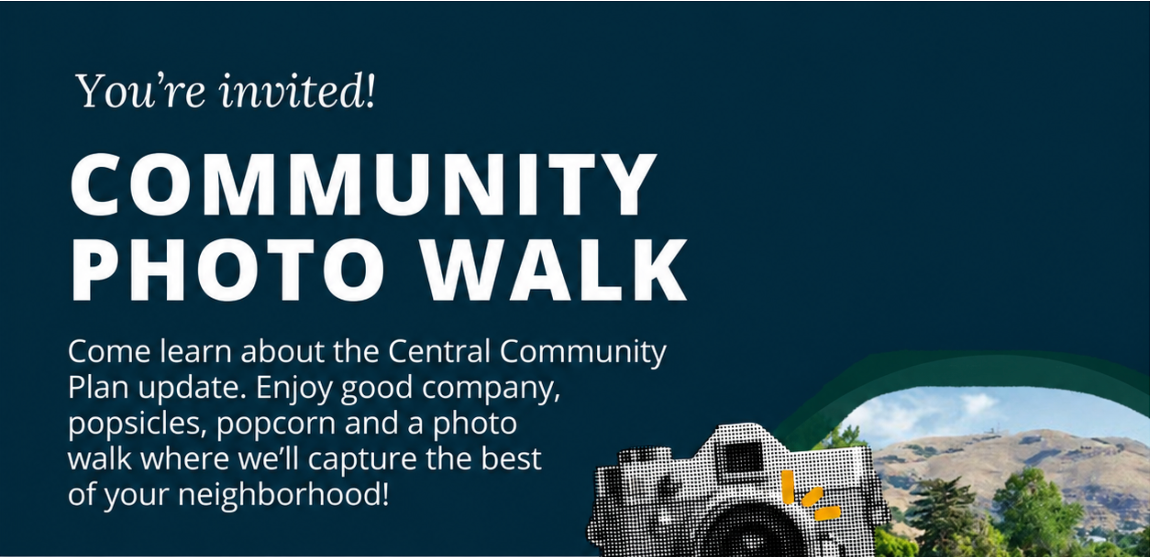 Central Community Plan Update Photo Walk — Tuesday, August 11th 2026