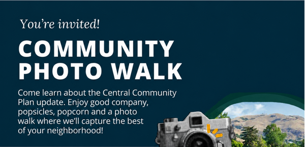 Central Community Plan Update Photo Walk — Tuesday, August 11th 2026