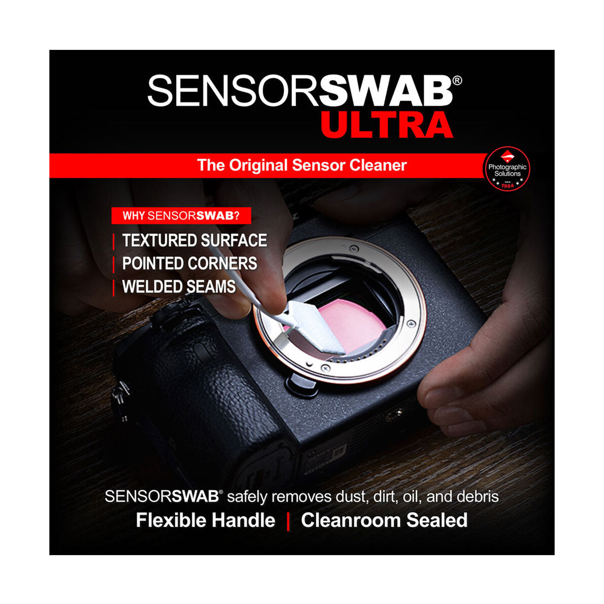 Photographic Solutions Sensor Swab Ultra Type 4 XXLarge (Box of 12) - Medium Format