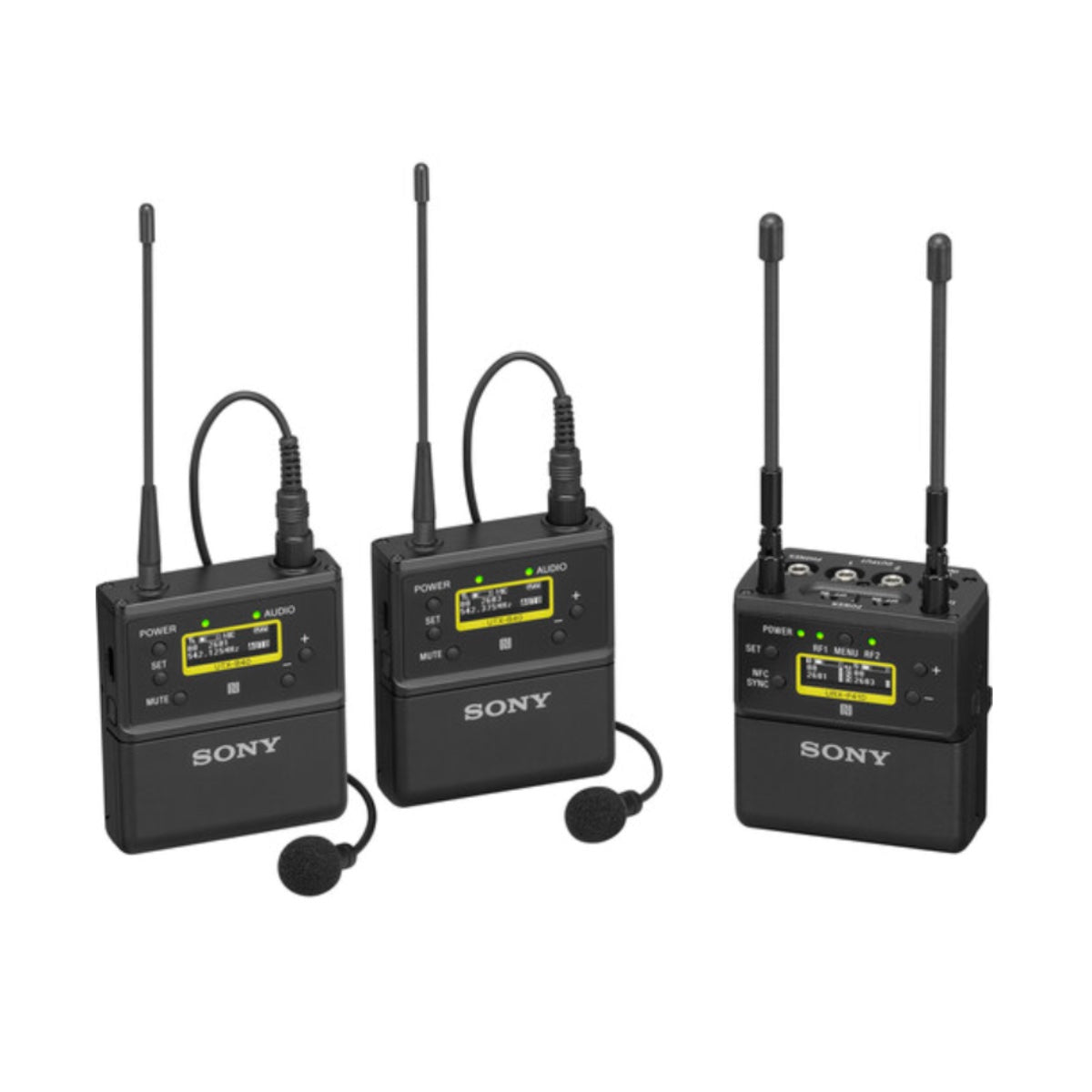 Sony UWP-D27 2-Person Camera-Mount Wireless Omni Lavalier Microphone System (UC25: 536 to 608 MHz)