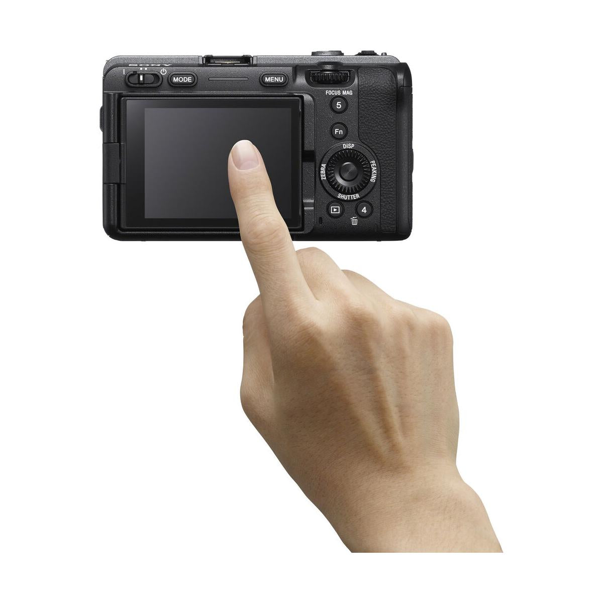 Sony FX3A Full Frame Cinema Camera Touchscreen Available at Pictureline