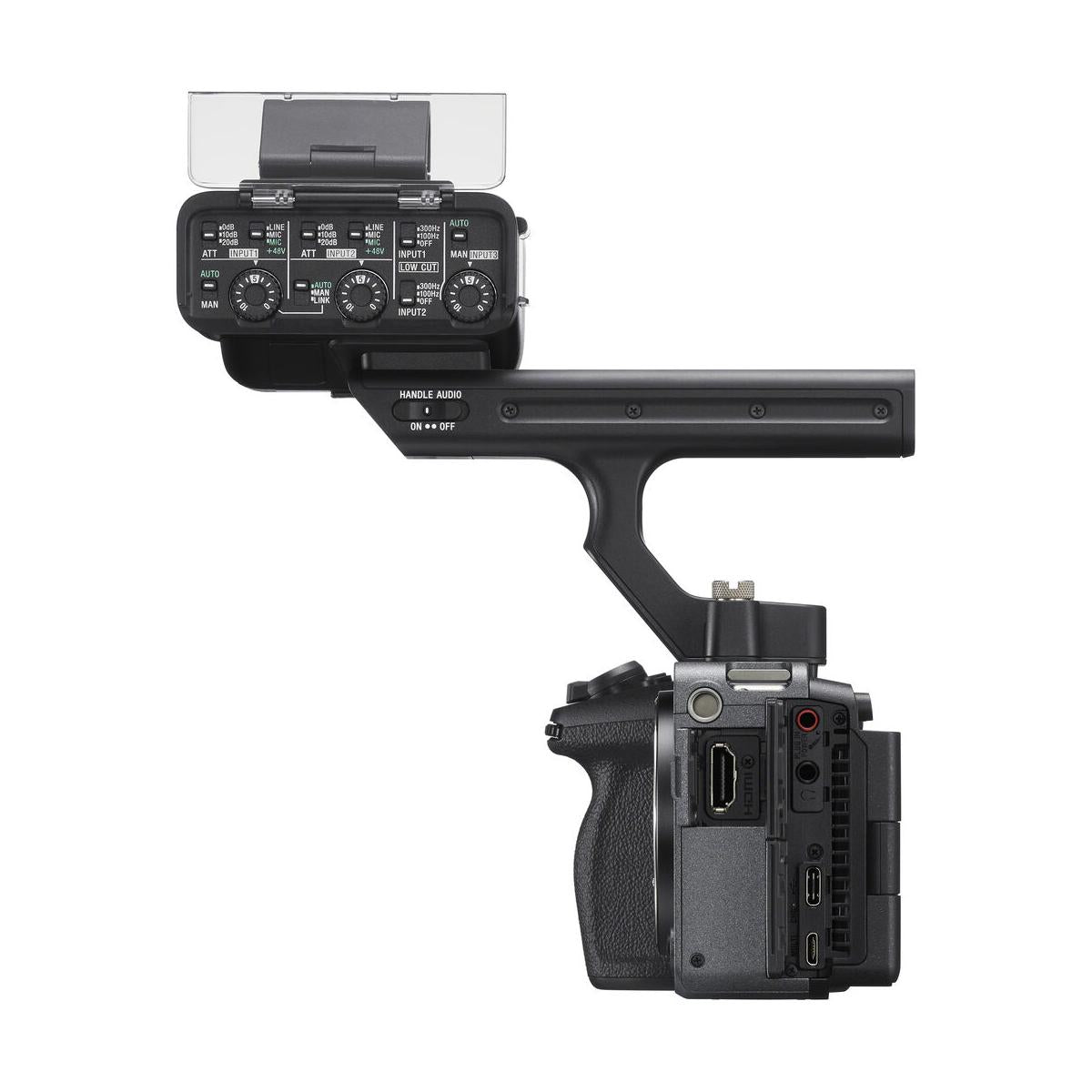Sony FX3A Full Frame Cinema Camera XLR Handle Available at Pictureline