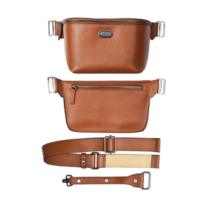 SpiderPro Leather Sling Pouch - Brown