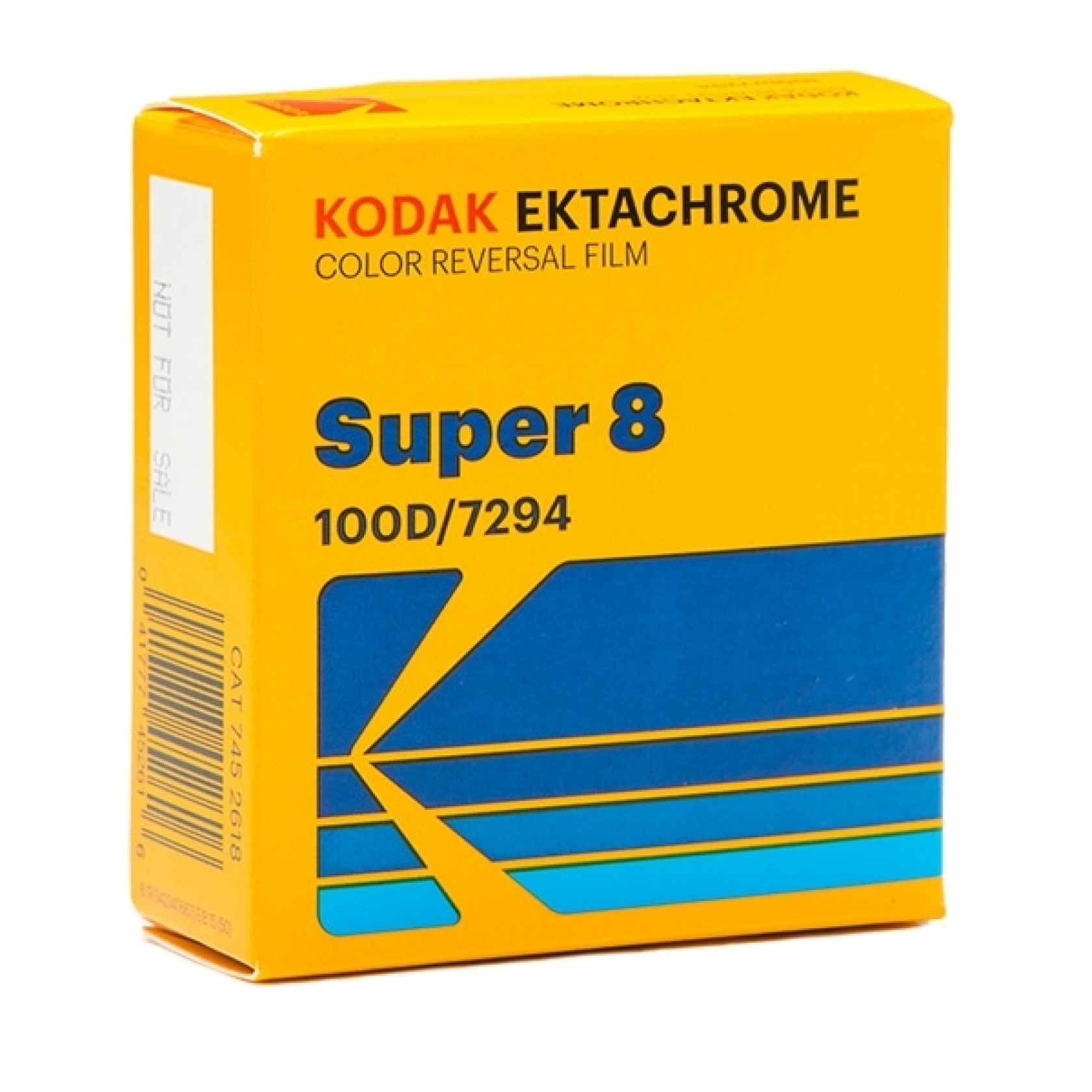 Kodak Ektachrome 100D Color Transparency Super 8 Film (50' Roll)