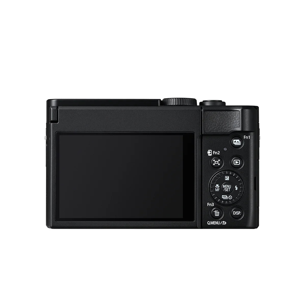 Panasonic Lumix DC-ZS99 Digital Camera in Black, rear view