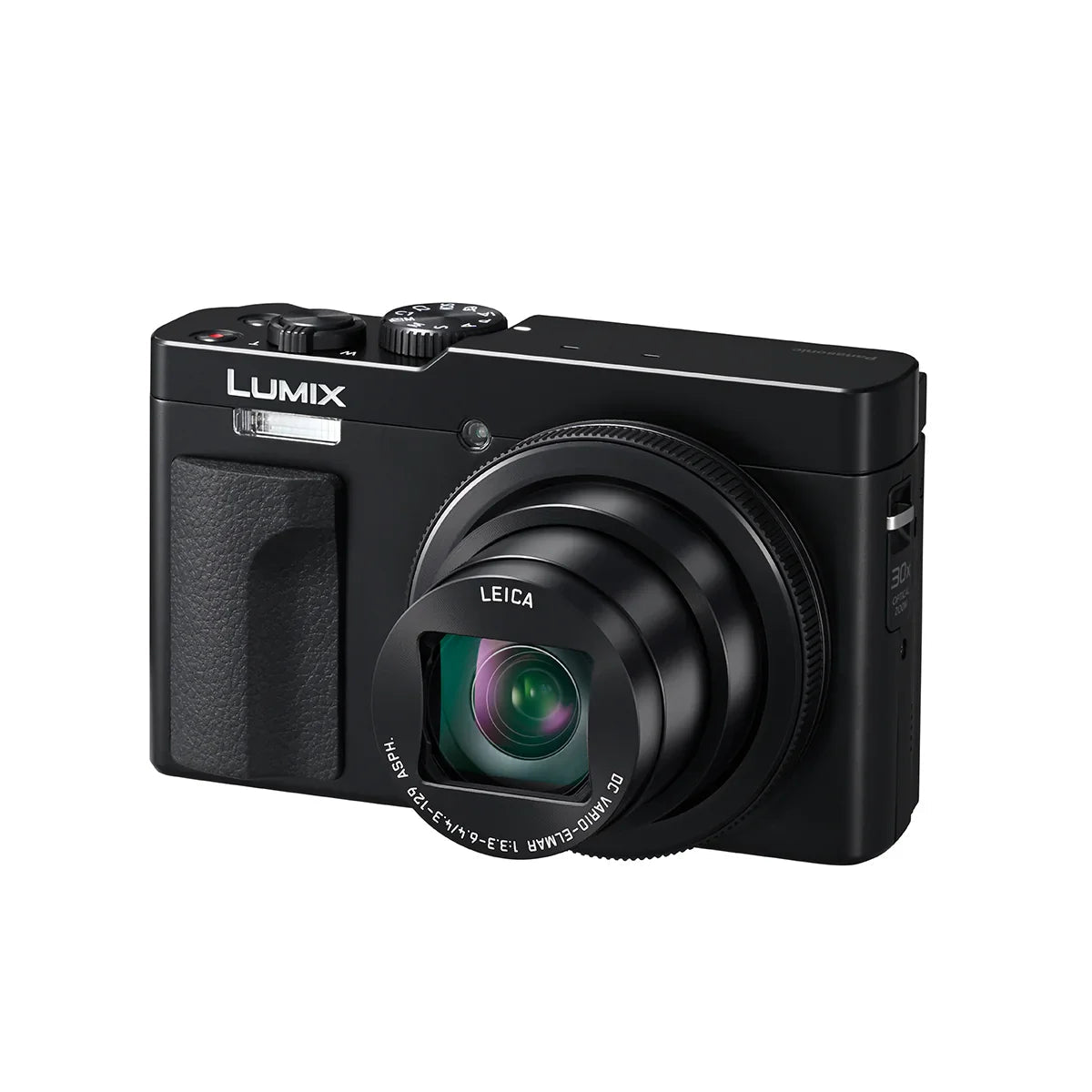 Panasonic Lumix DC-ZS99 Digital Camera in Black with lens extended