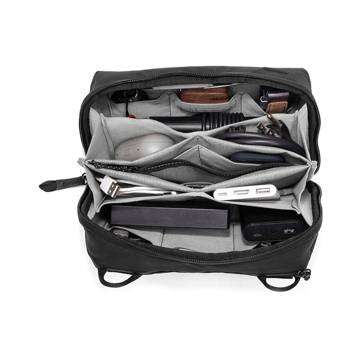 旅行かばん・小分けバッグ Peak Design Tech Pouch Black Peak Design Tech Pouch - Black