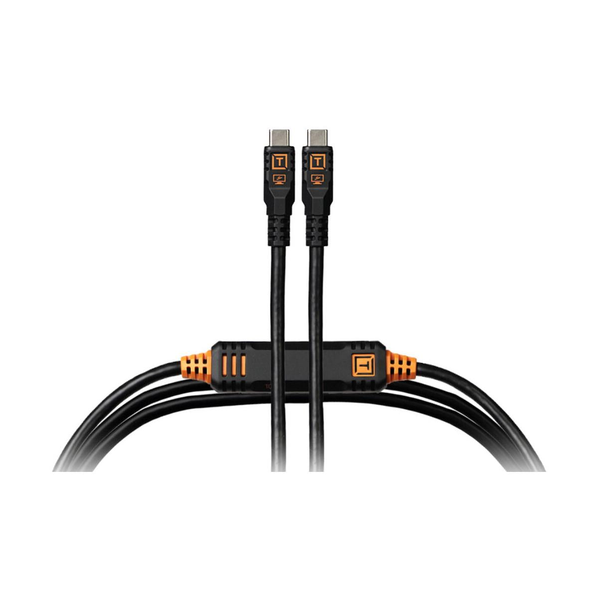 Tether Tools TetherPro Optima 10G USB-C, 15’ (4.6m) BLK