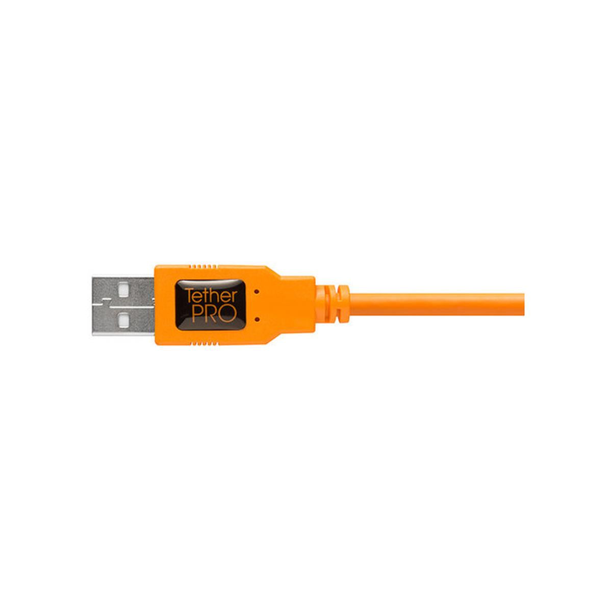 Tether Tools TetherPro USB 2.0 to USB Female Active Extension, 16' (5m), ORG