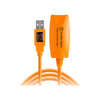 Tether Tools TetherPro USB 2.0 to USB Female Active Extension, 16' (5m), ORG