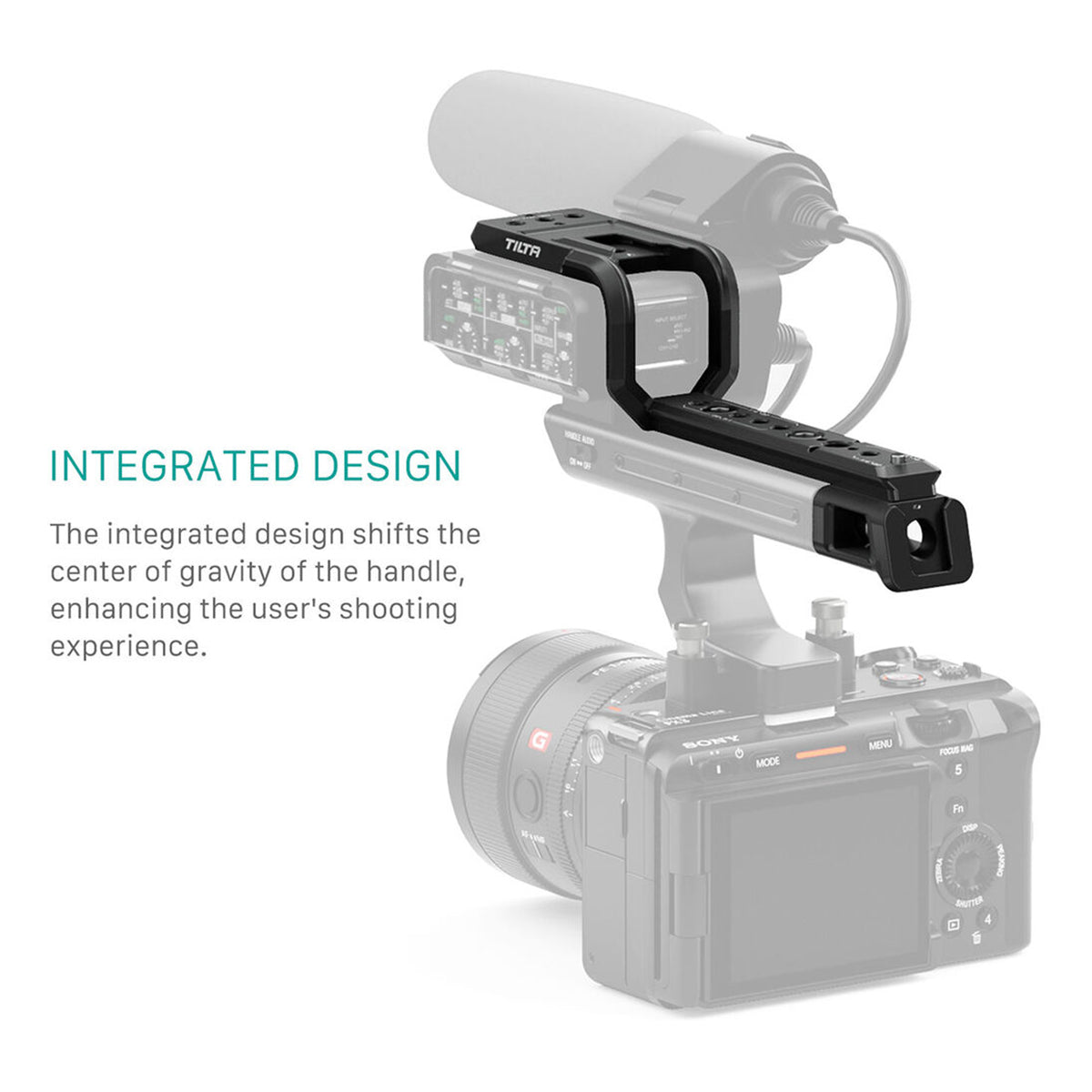 Tilta XLR Extension Bracket for Sony FX3/FX30