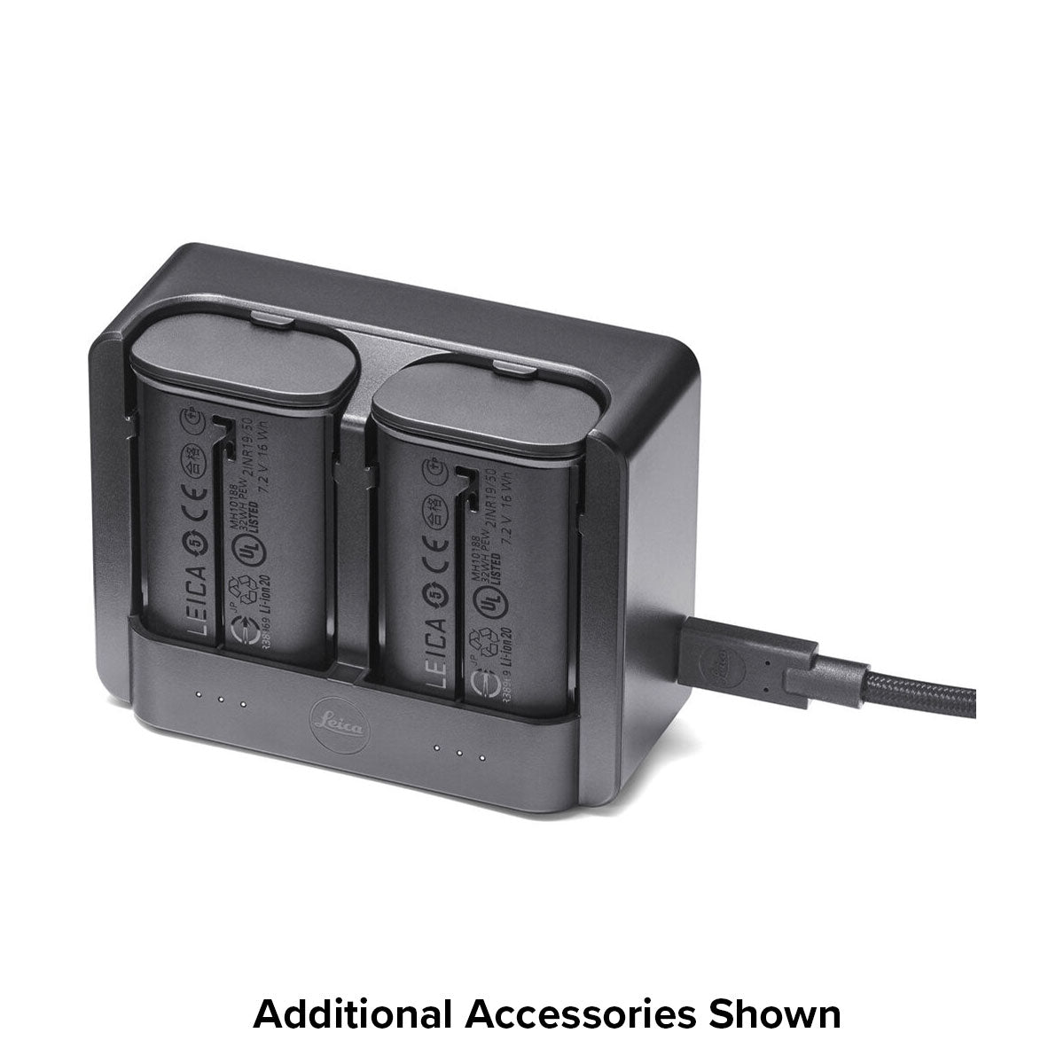 Leica USB-C Power Set w/ Dual Charger & BP-SCL6 Battery (Q2, Q3, SL2, SL2-S, SL3)