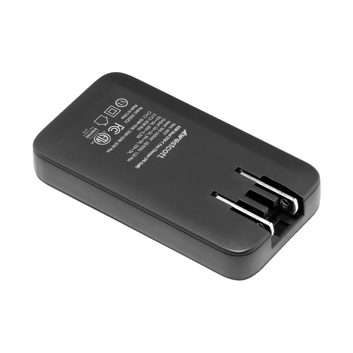 Westcott Dual USB-C GaN Fast Charger (65W)