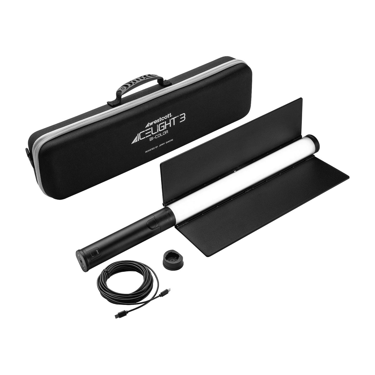 Westcott Ice Light 3 Bi-Color LED Kit with Battery Grip & Barndoors