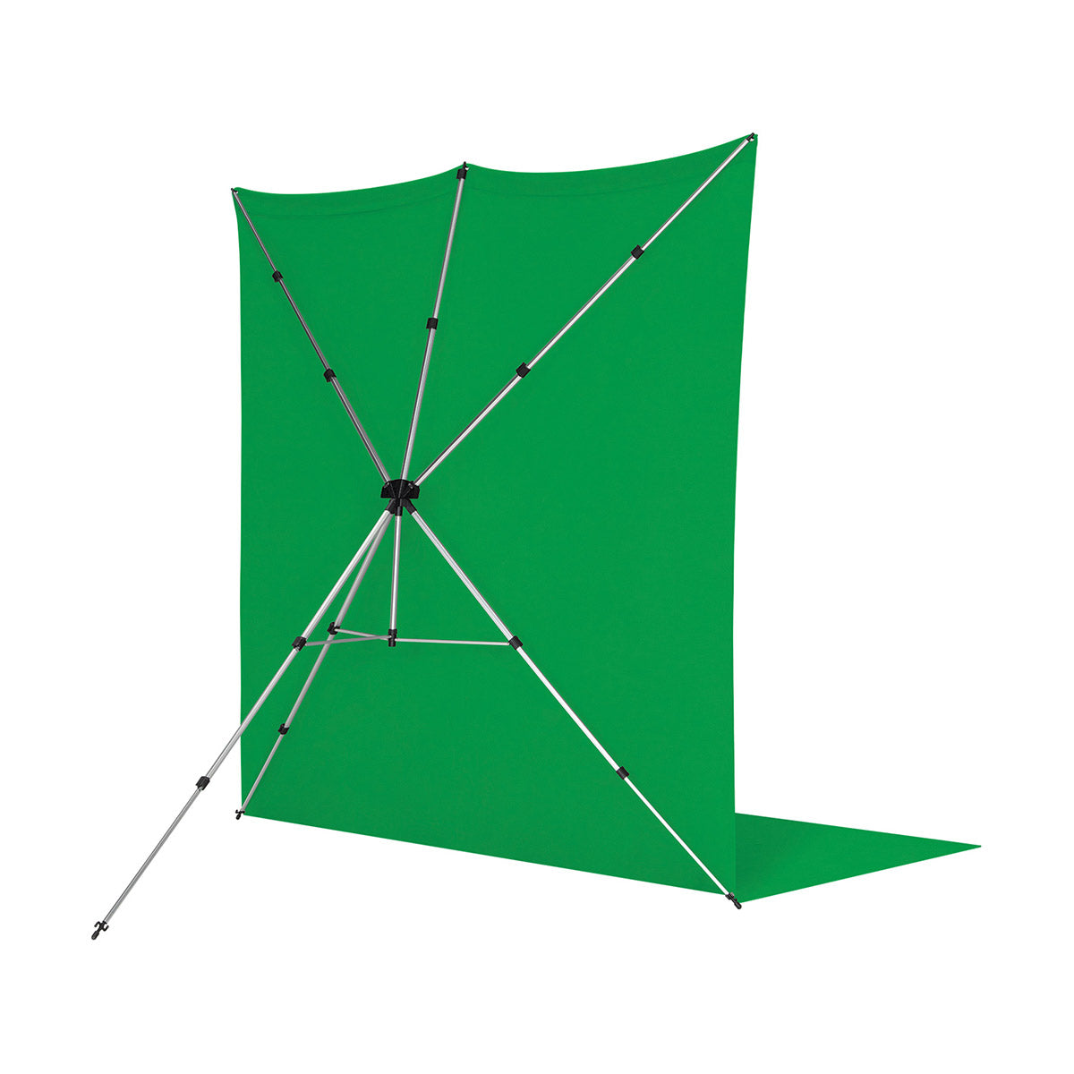 Westcott X-Drop Pro Wrinkle-Resistant Backdrop Kit - Chroma-Key Green Screen Sweep (8x13')
