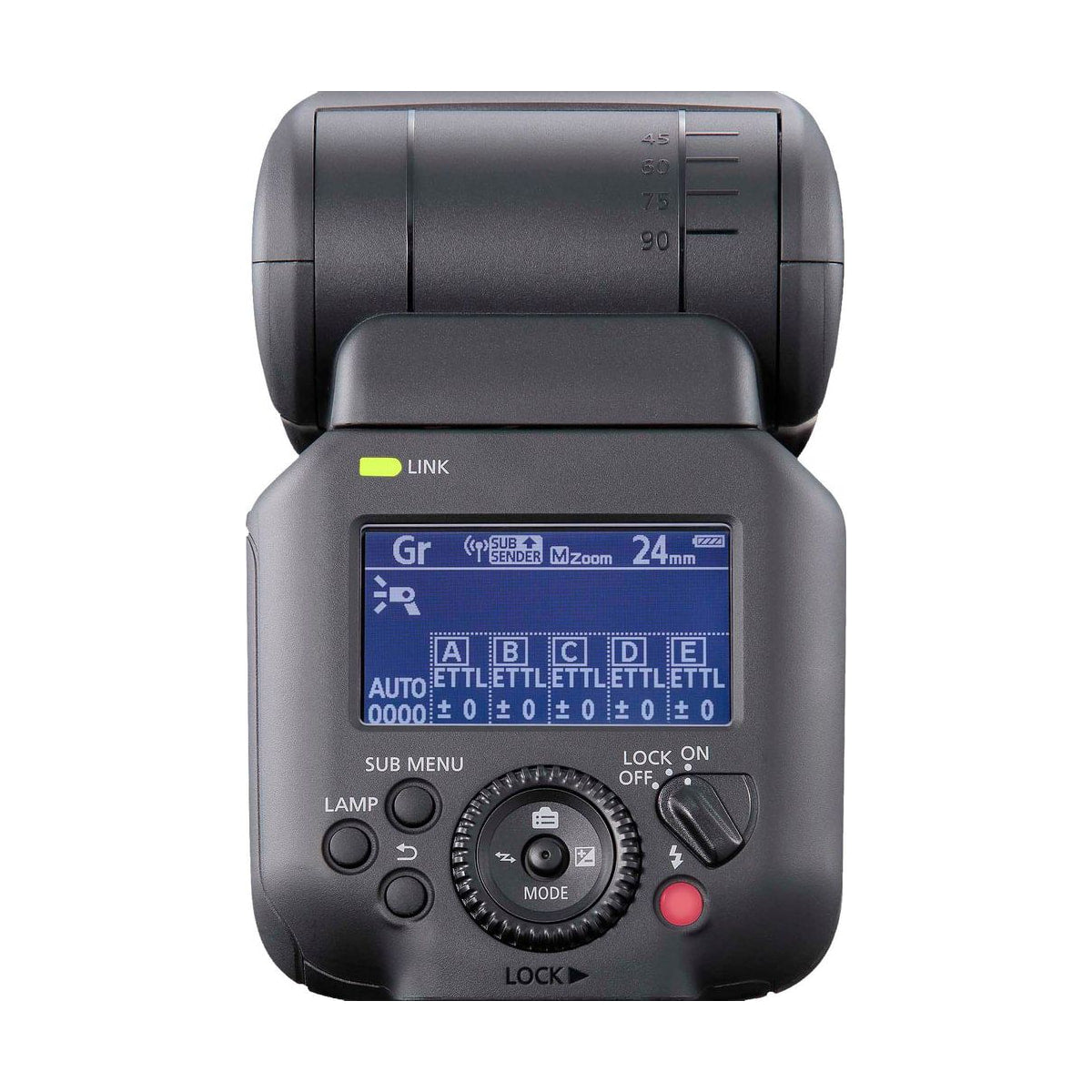Canon EL-5 II Speedlite — front view